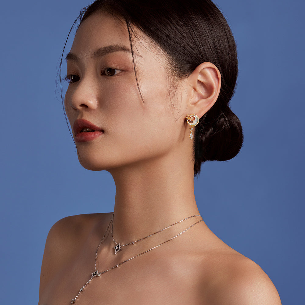 Astrology Moon Earrings