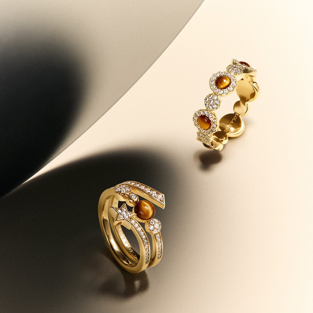 Heliocentric Tiger's Eye Ring