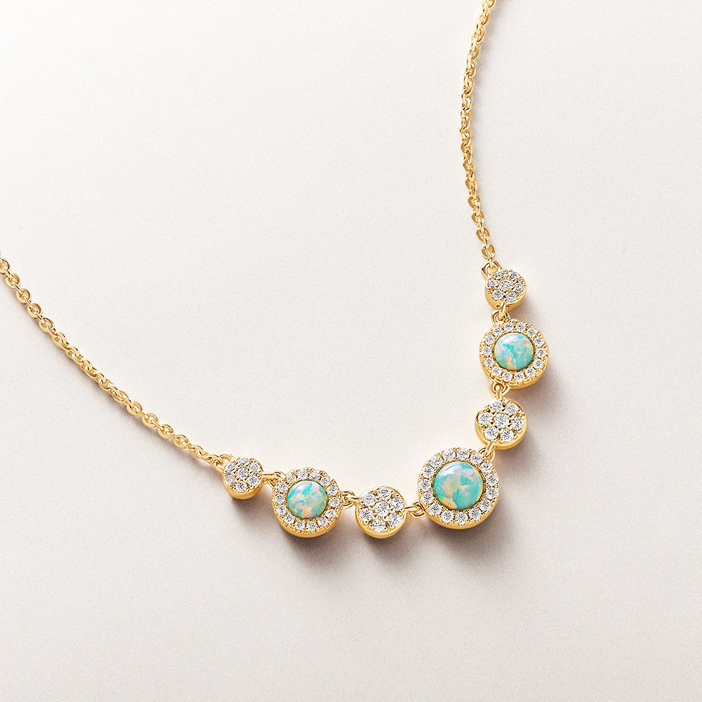Heliocentric Opal Necklace