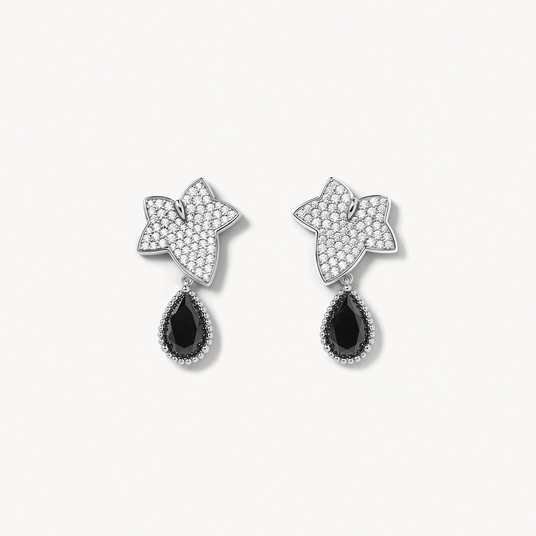 Ivy Black Onyx Earrings