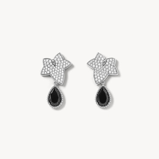 Ivy Black Onyx Earrings