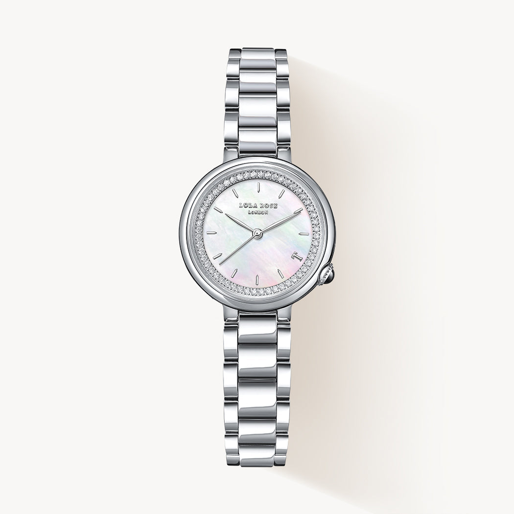 Tea-Time Mother of Pearl Watch With Zicron