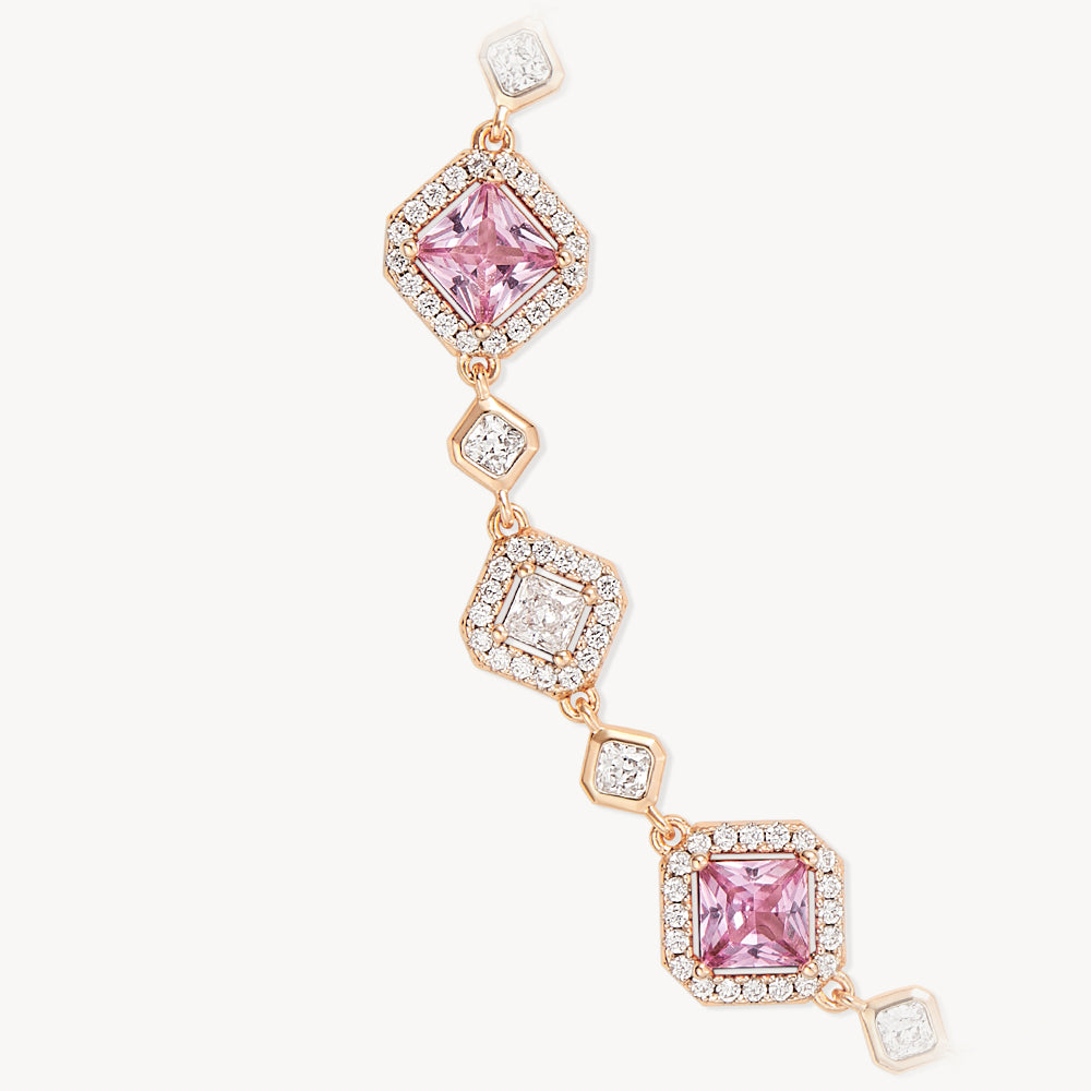 Full of Love Pink Gem Bracelet