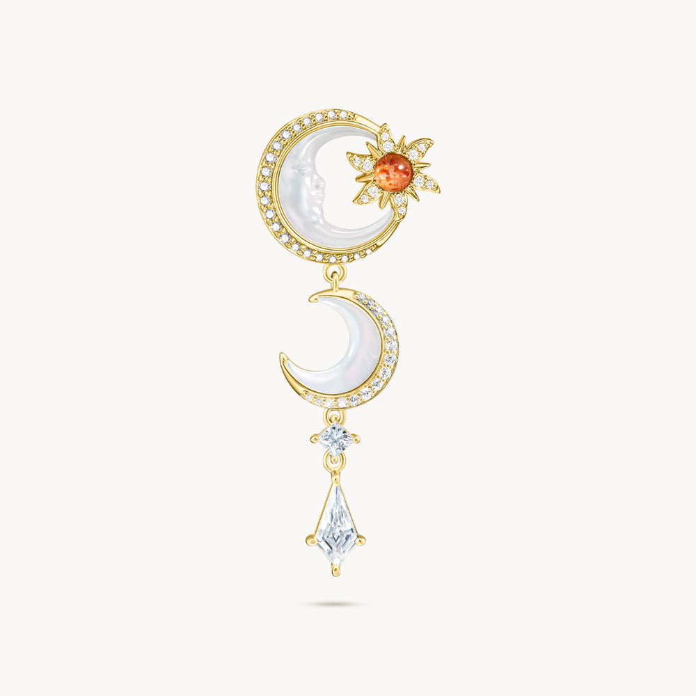 Astrology Moon Earrings