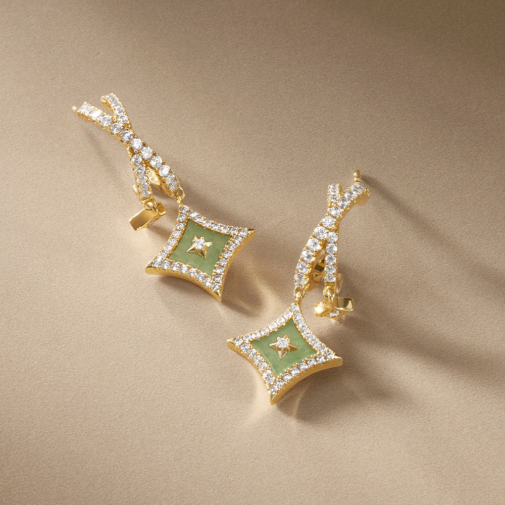 Starry Aventurine Earrings