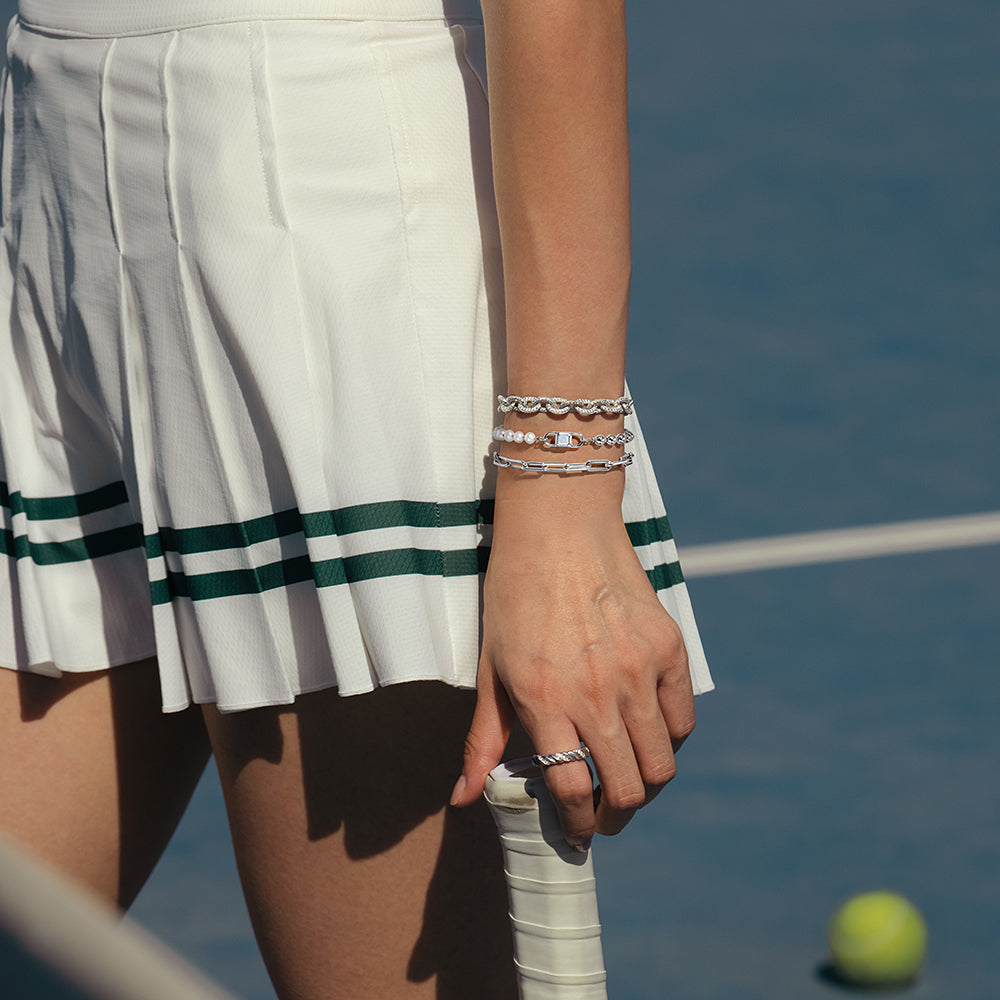 Urban Silver Chain Bracelet