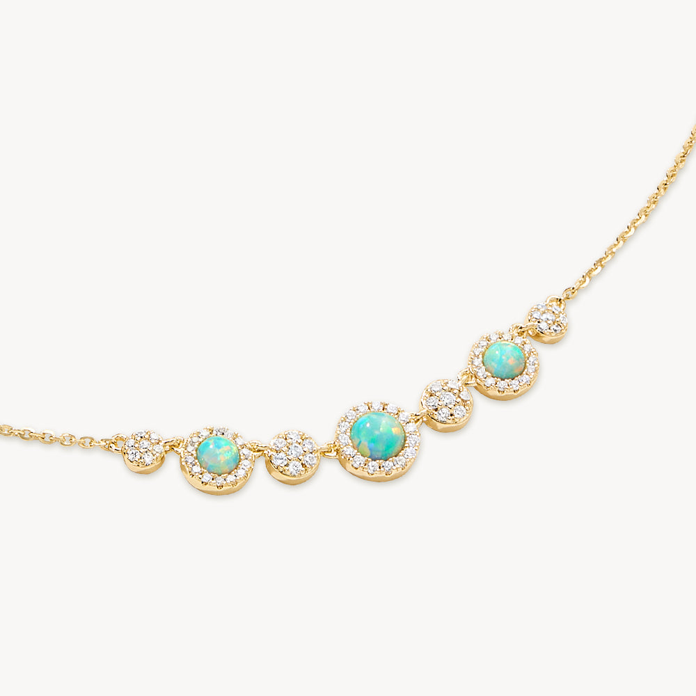 Heliocentric Opal Necklace