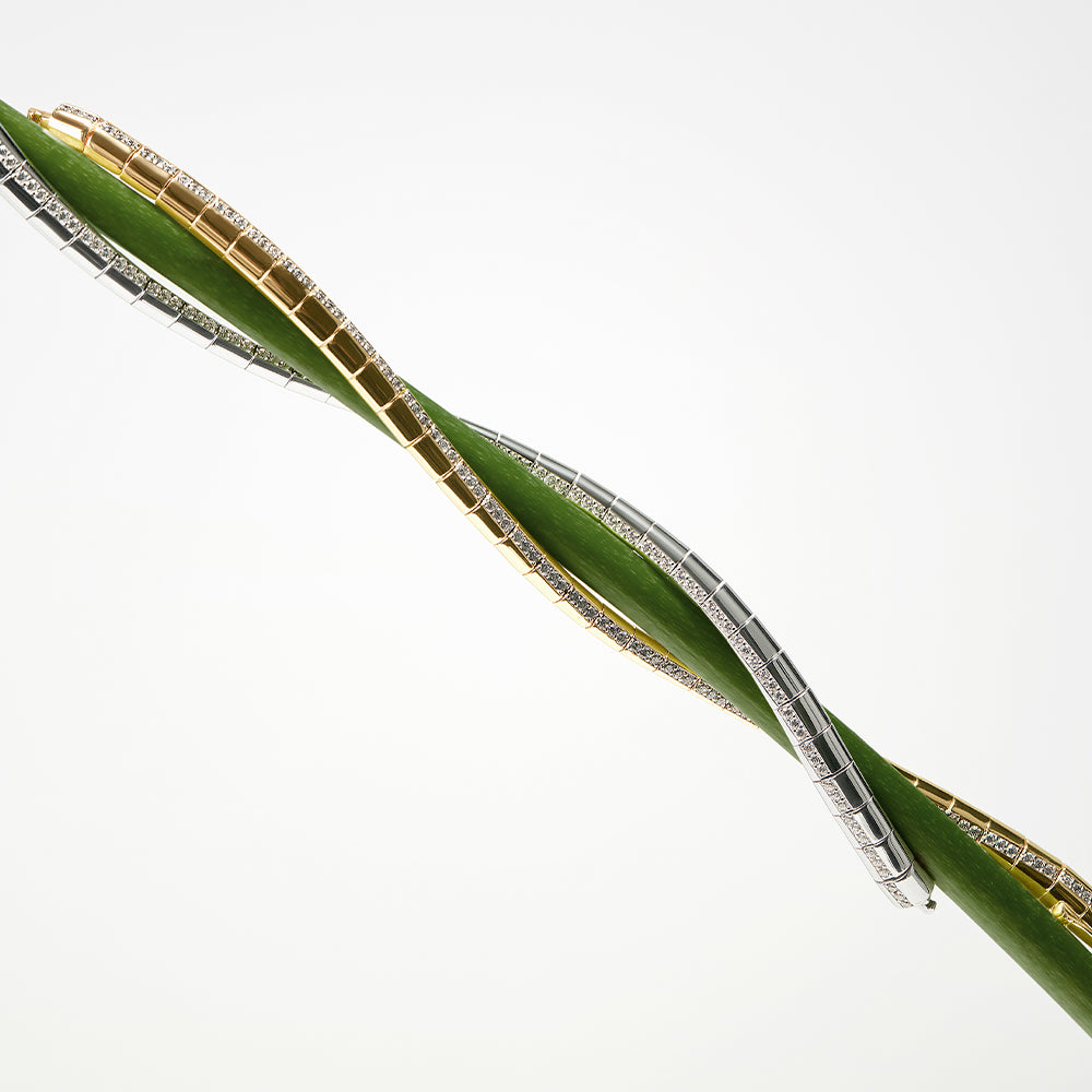 Vyne Zircon Statement Silver Bracelet