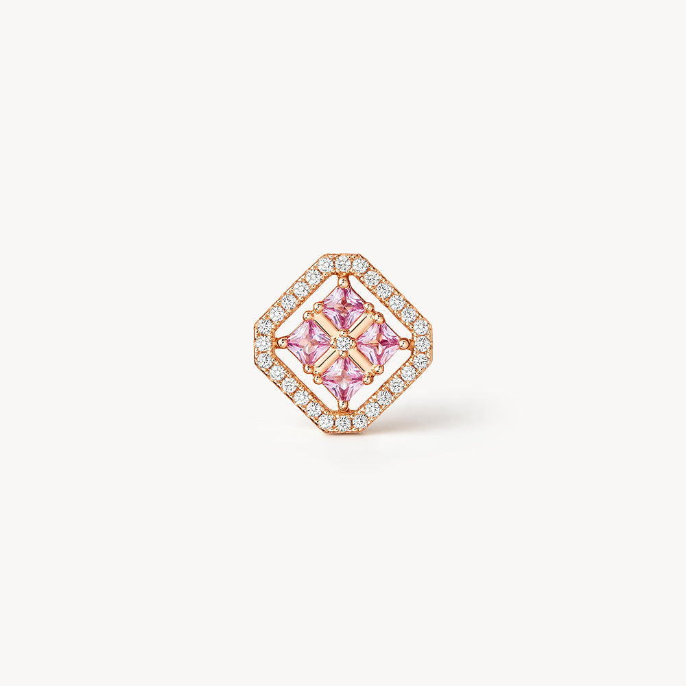 Full of Love Pink Gem Necklace