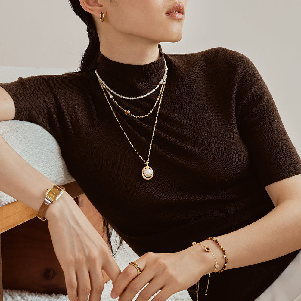 Heliocentric Tiger's Eye Ring