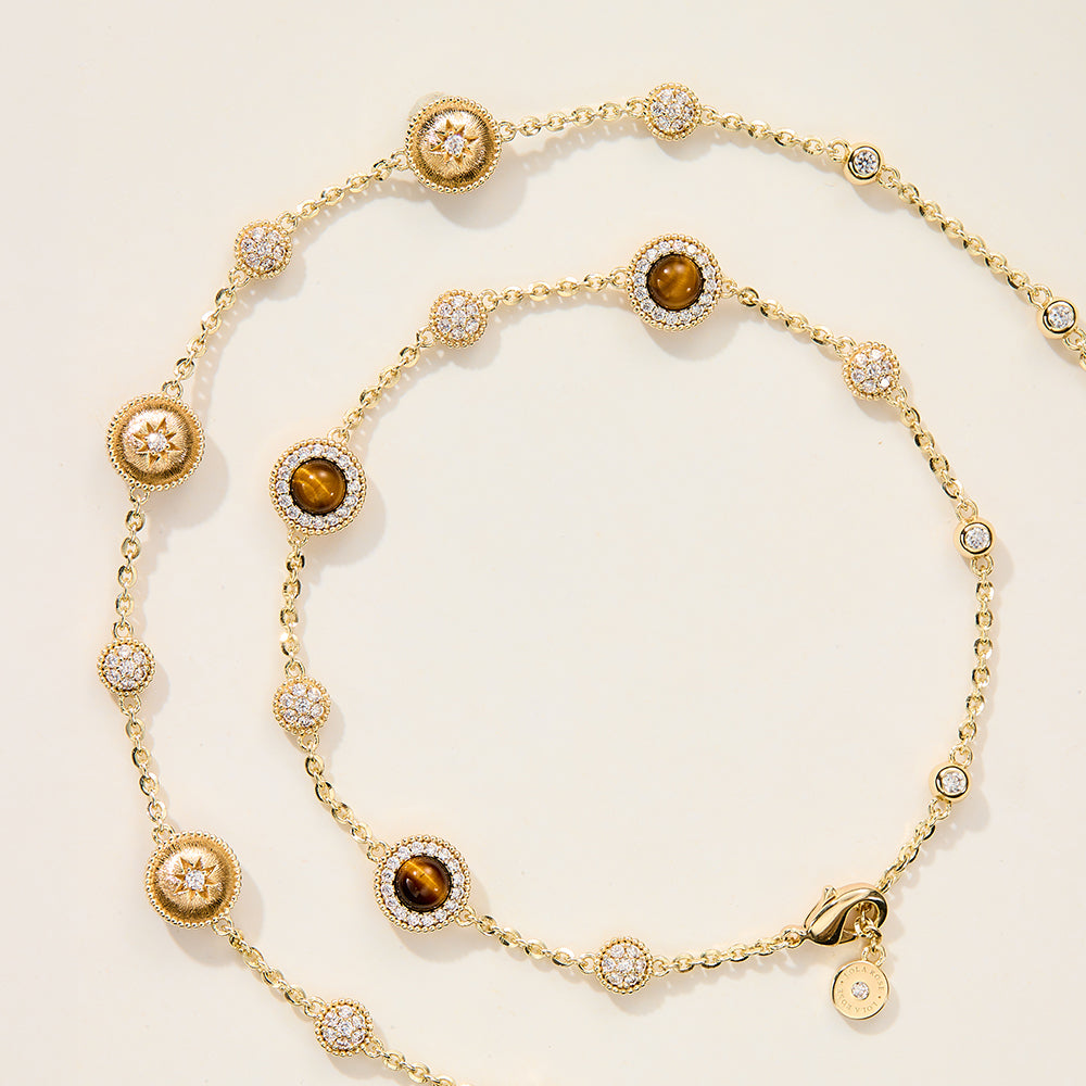 Heliocentric Tiger's Eye Bracelet