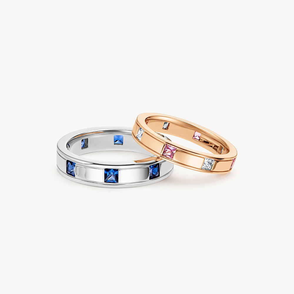 Full of Love Blue Gem Ring