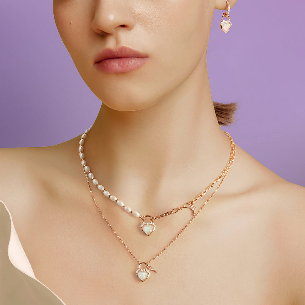 Heart & Lock Heart Lock Necklace