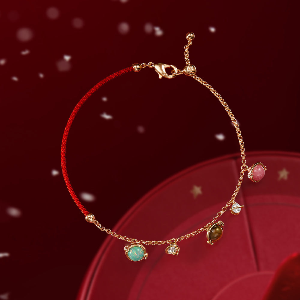 Heliocentric Pearl Bracelet