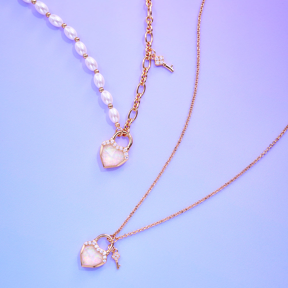 Heart & Lock Heart Lock Necklace