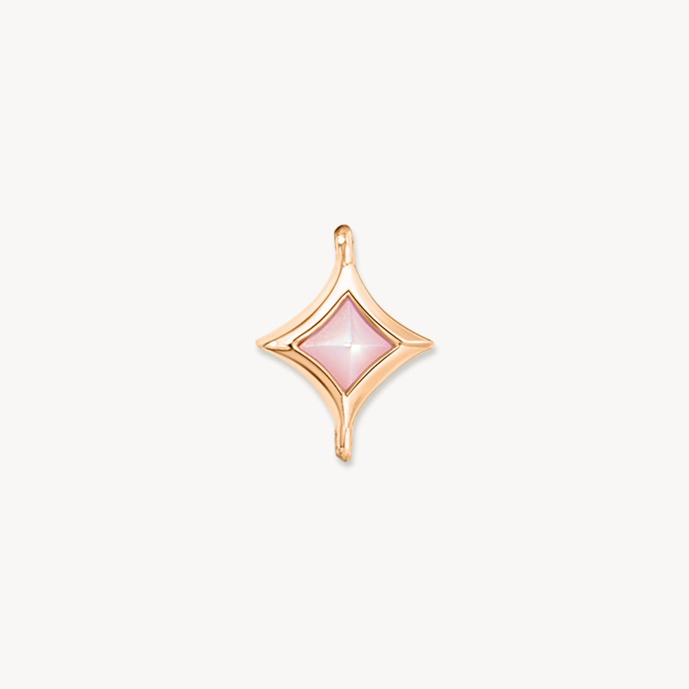 Starry Pink Mother of Pearl Ring
