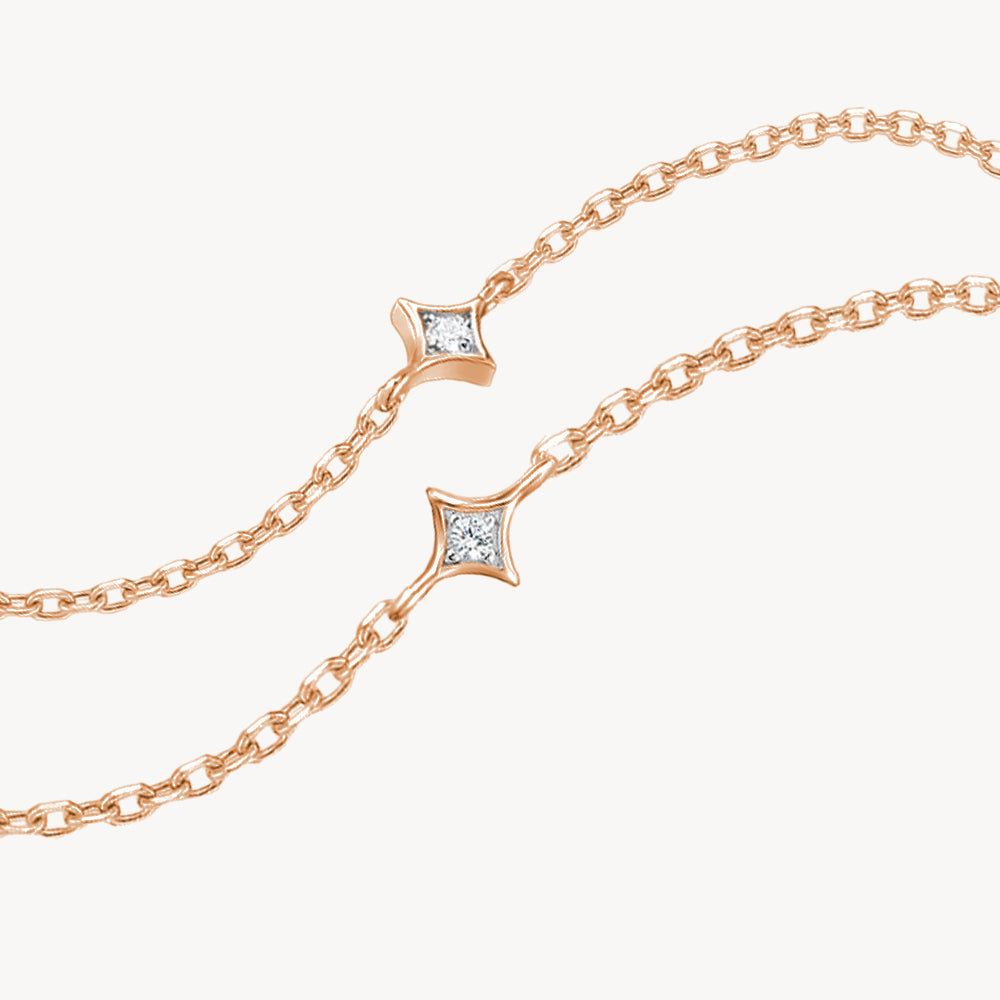 Starry Pink Mother of Pearl Starlight Bracelet