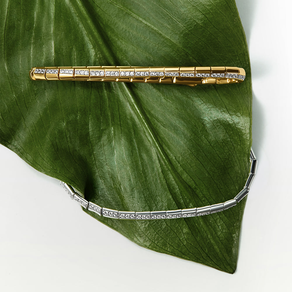 Vyne Zircon Statement Silver Bracelet