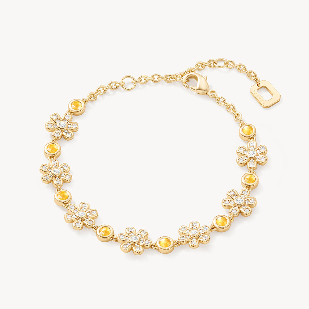 Daisy Full Bloom Choker Bracelet