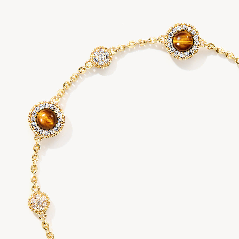 Heliocentric Tiger's Eye Bracelet
