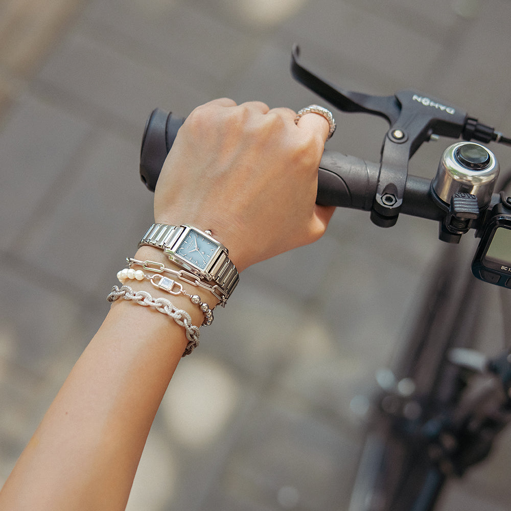 Urban Silver Chain Bracelet