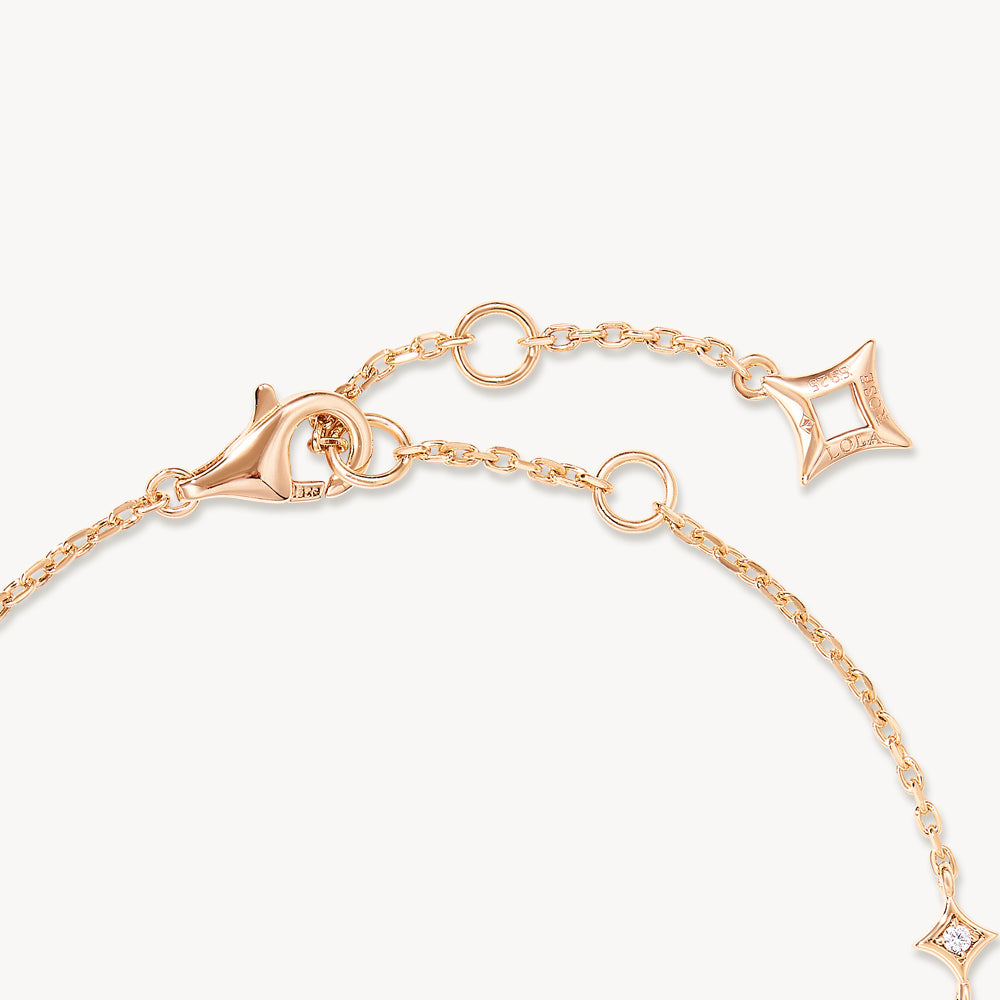 Starry Pink Mother of Pearl Starlight Bracelet