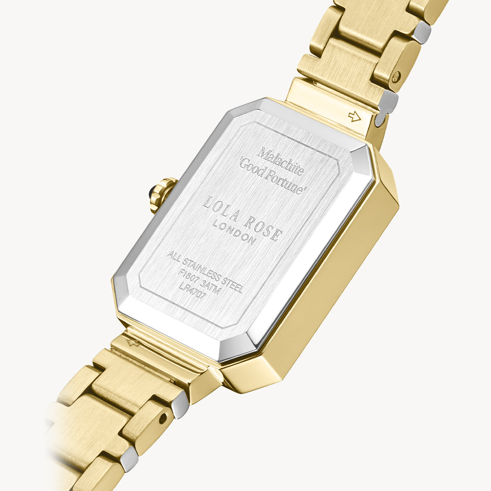 Ms Lola Green Onyx Watch with Zirconia