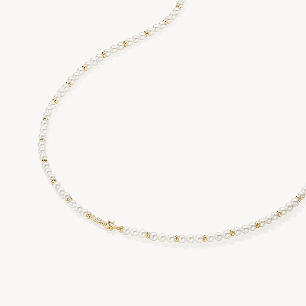 Heliocentric Freshwater Pearl Necklace