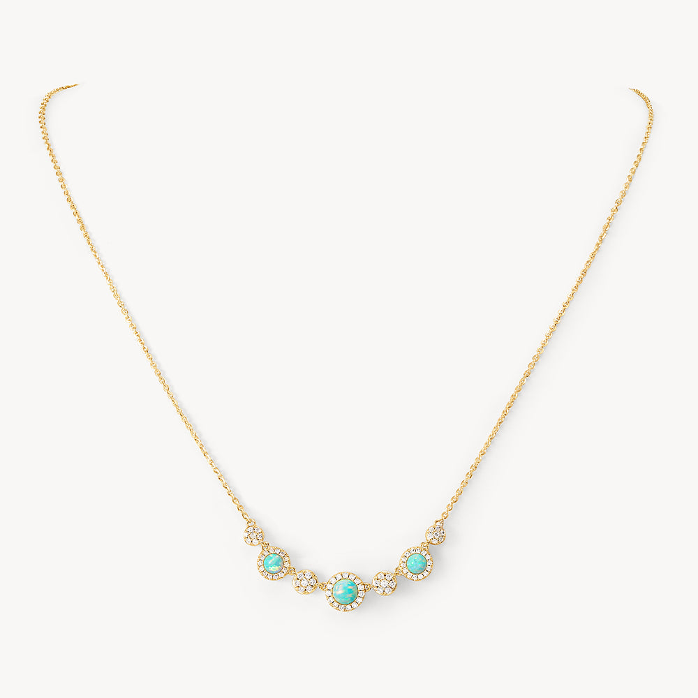 Heliocentric Opal Necklace