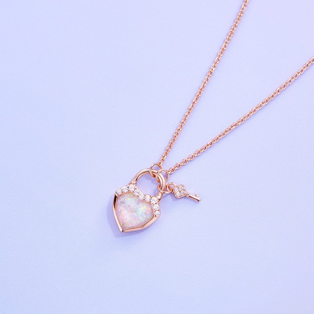Heart & Lock Heart Lock Necklace