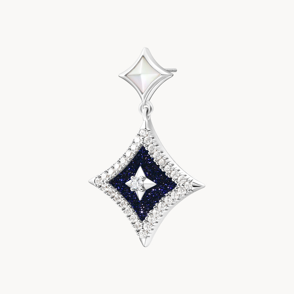 Starry Blue Sandstone Earrings