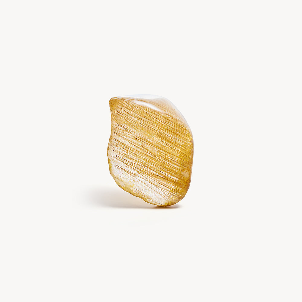 Heliocentric Golden Rutilated Quartz Bracelet