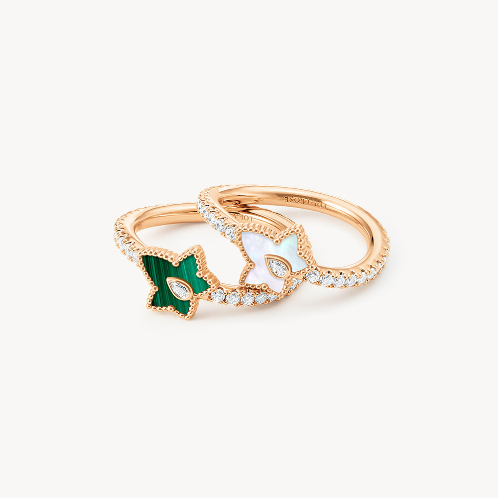 Ivy Malachite Ring