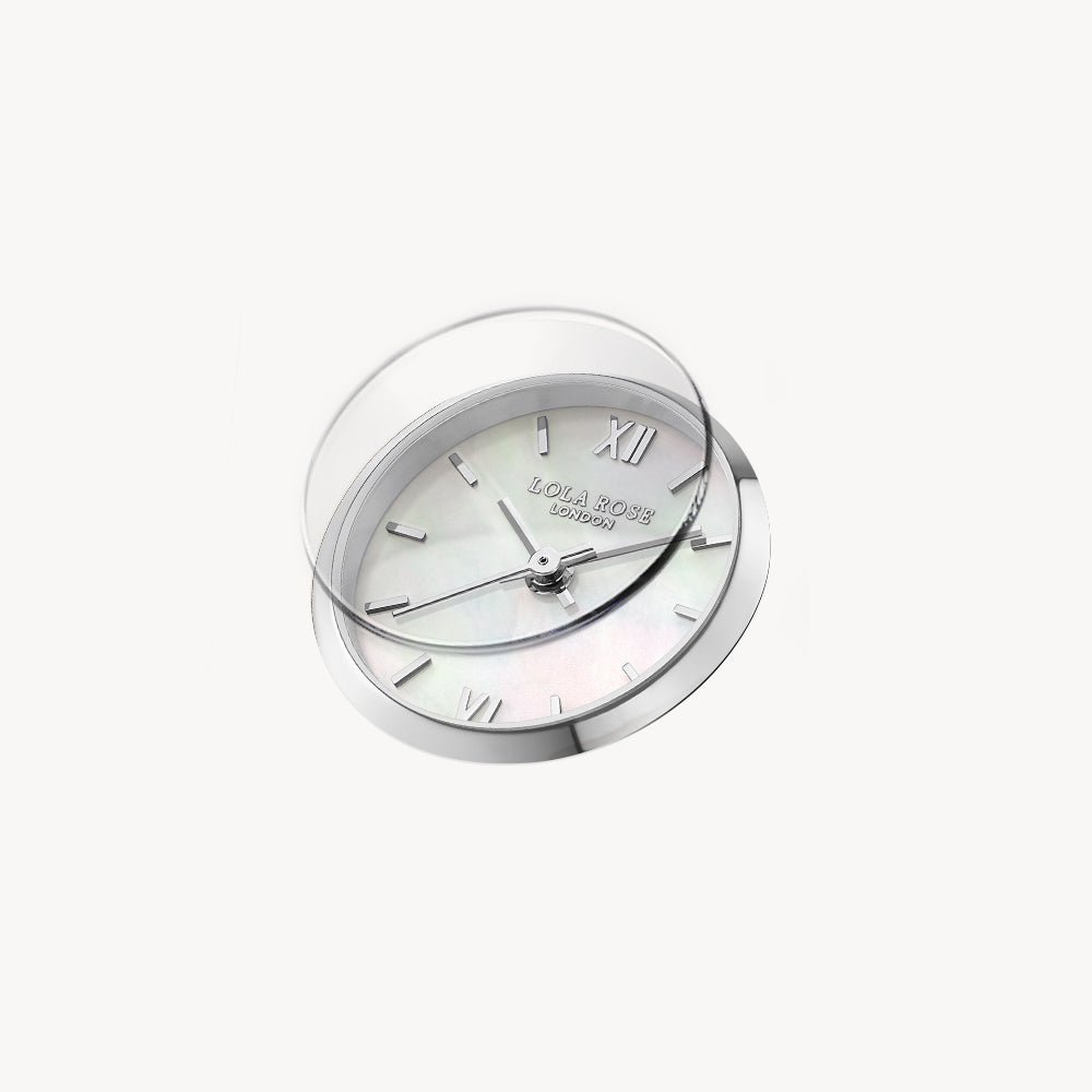 Golden Halo Silver Mother of Pearl Watch