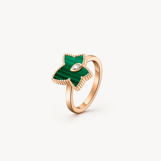 Ivy Malachite Ring