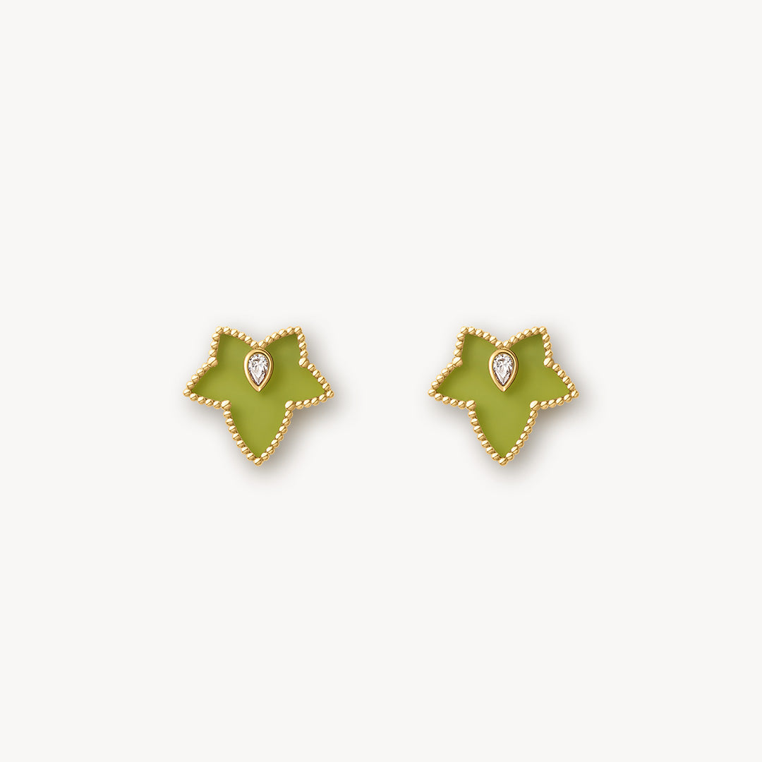 Ivy Green Onyx Earrings