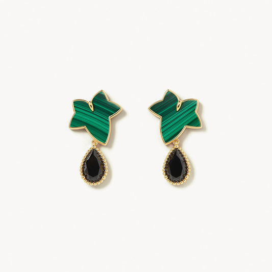 Ivy Malachite Earrings