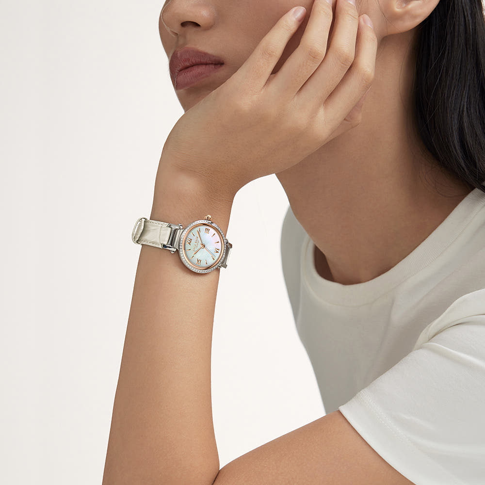 Arch Bridge Mother of Pearl Watch